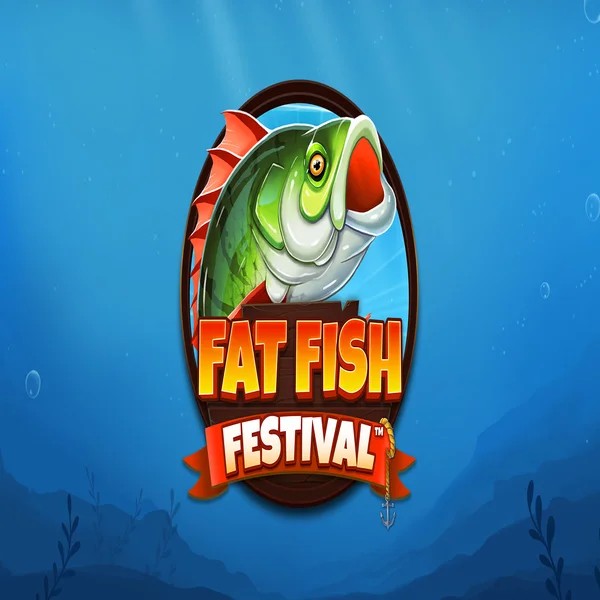 Fat Fish Festival slot logo by Wishbone Games at Kaktuz Casino