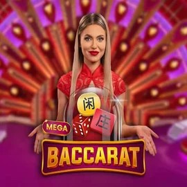 Mega Baccarat by Pragmatic Play, showcased at kaktosproject.org – game logo