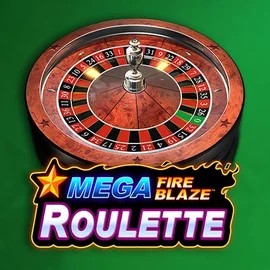 Mega Fire Blaze Roulette online game logo by Playtech on kaktosproject.org