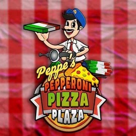 Peppe’s Pepperoni Pizza Plaza logo by Pragmatic Play Kaktuz Casino
